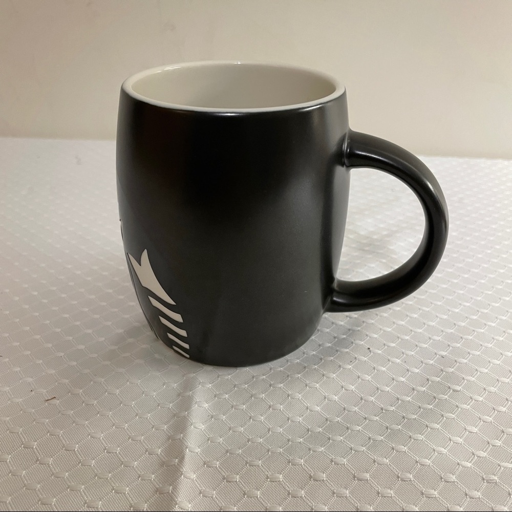 Starbucks etched Mermaid logo collectible coffee / tea mug. Black and white. - Picture 4 of 6